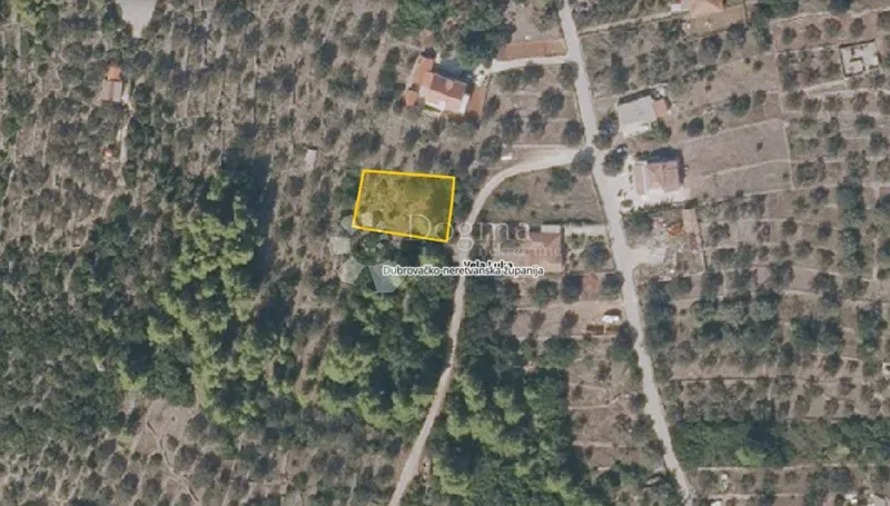 Építési telek Vela Luka, 753m2 – 2