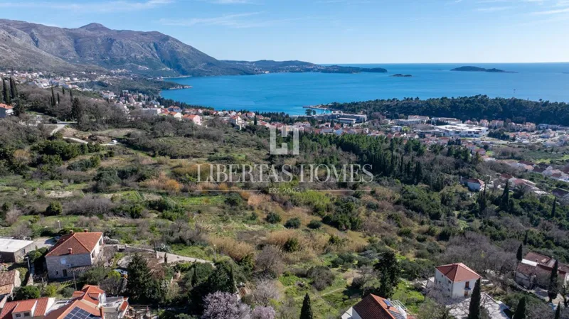 Prodaje se građevinsko zemljište s pogledom na more u Petrači, Župa dubrovačka
