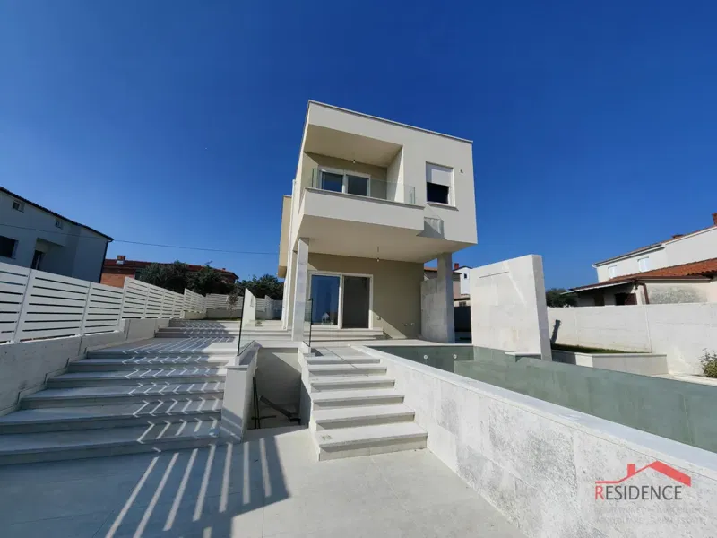 Ližnjan, nova villa s bazenom i pogledom na more