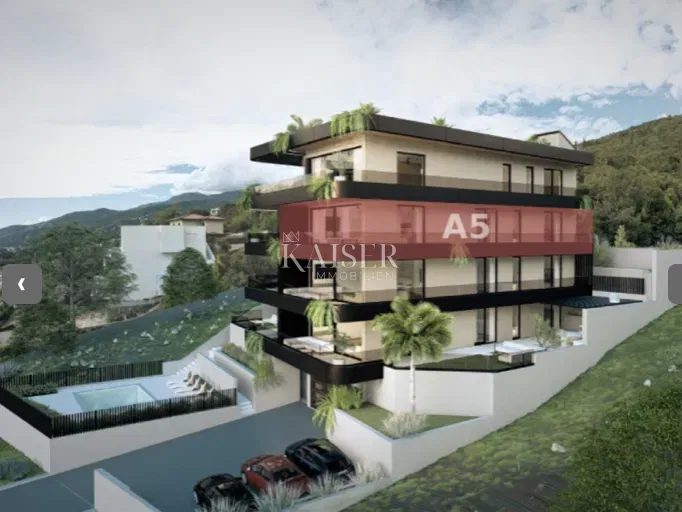 Opatija - Ičići, premium apartment, garage, swimming pool, view – 2