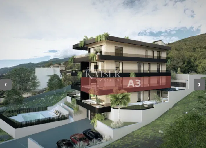 Opatija - Ičići, exclusive three-bedroom apartment with panoramic sea view – 3
