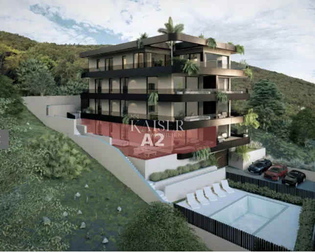 Opatija – Ičići: Luxury apartment with private garden and panoramic view of the Kvarner Bay – 2
