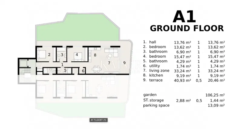 Opatija-Ičići, esclusivo appartamento con tre camere da letto, giardino privato e vista panoramica sul mare – 3