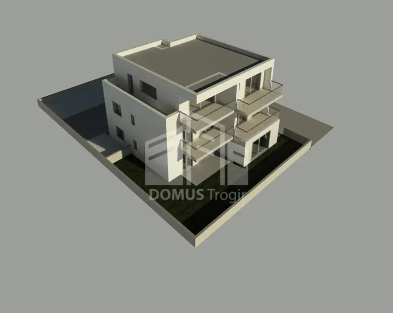 Third row from the sea*** Three-bedroom apartment on the ground floor, 79 m2 + 78 (garden) – 2