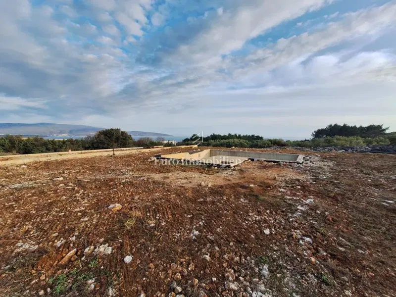 City of Krk – Building plot with sea view – 2