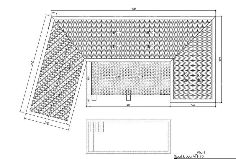 Vendita - terreno edificabile con progetto per la costruzione di una villa unifamiliare, Žminj V1 – 3