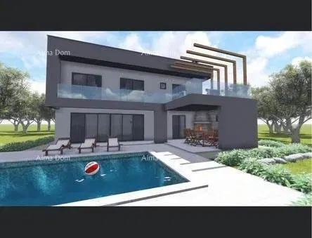 For sale: Roh Bau villa under construction, Labin – 2