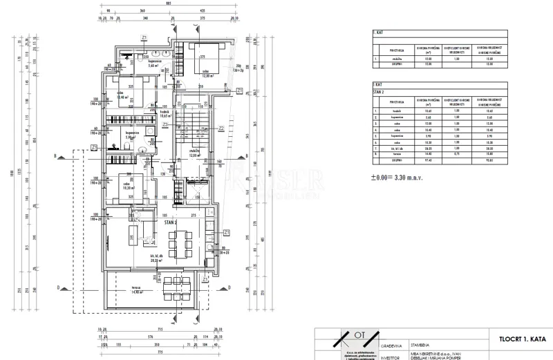 Appartamento Sukošan, 91,95m2 – 3