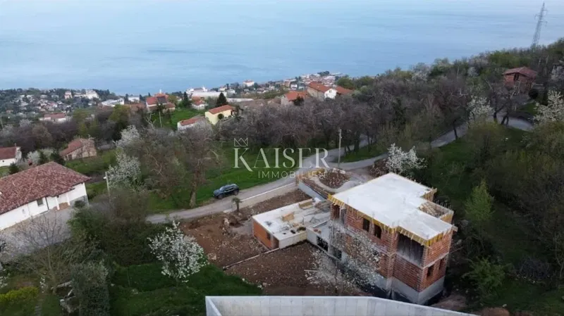 Lovran – due case in costruzione con vista panoramica sul Quarnero – 3