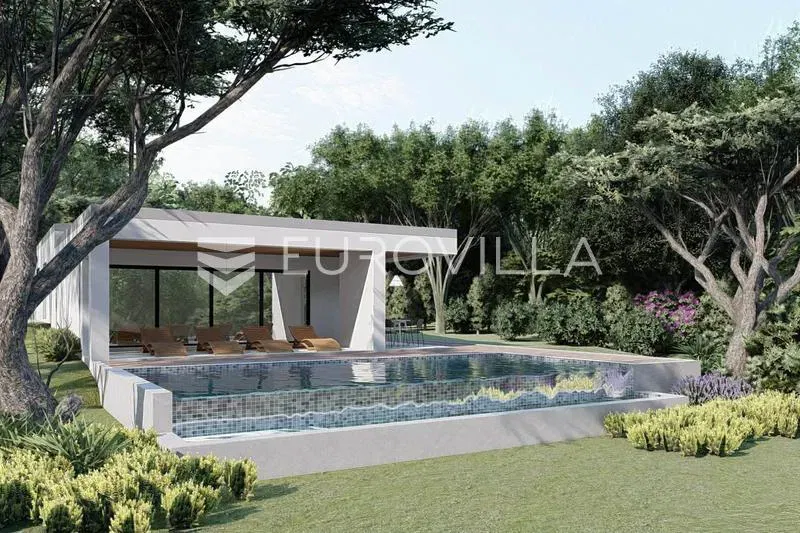 Istria, Labin, modern single-storey house with swimming pool, surrounded by nature – 2