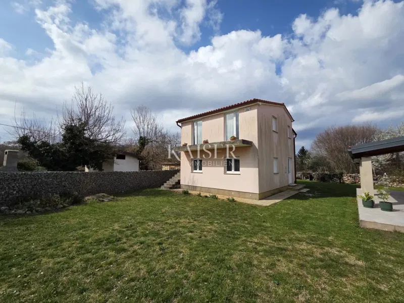 Krk, Gostinjac - 95m2-es ház két különálló apartmannal – 3