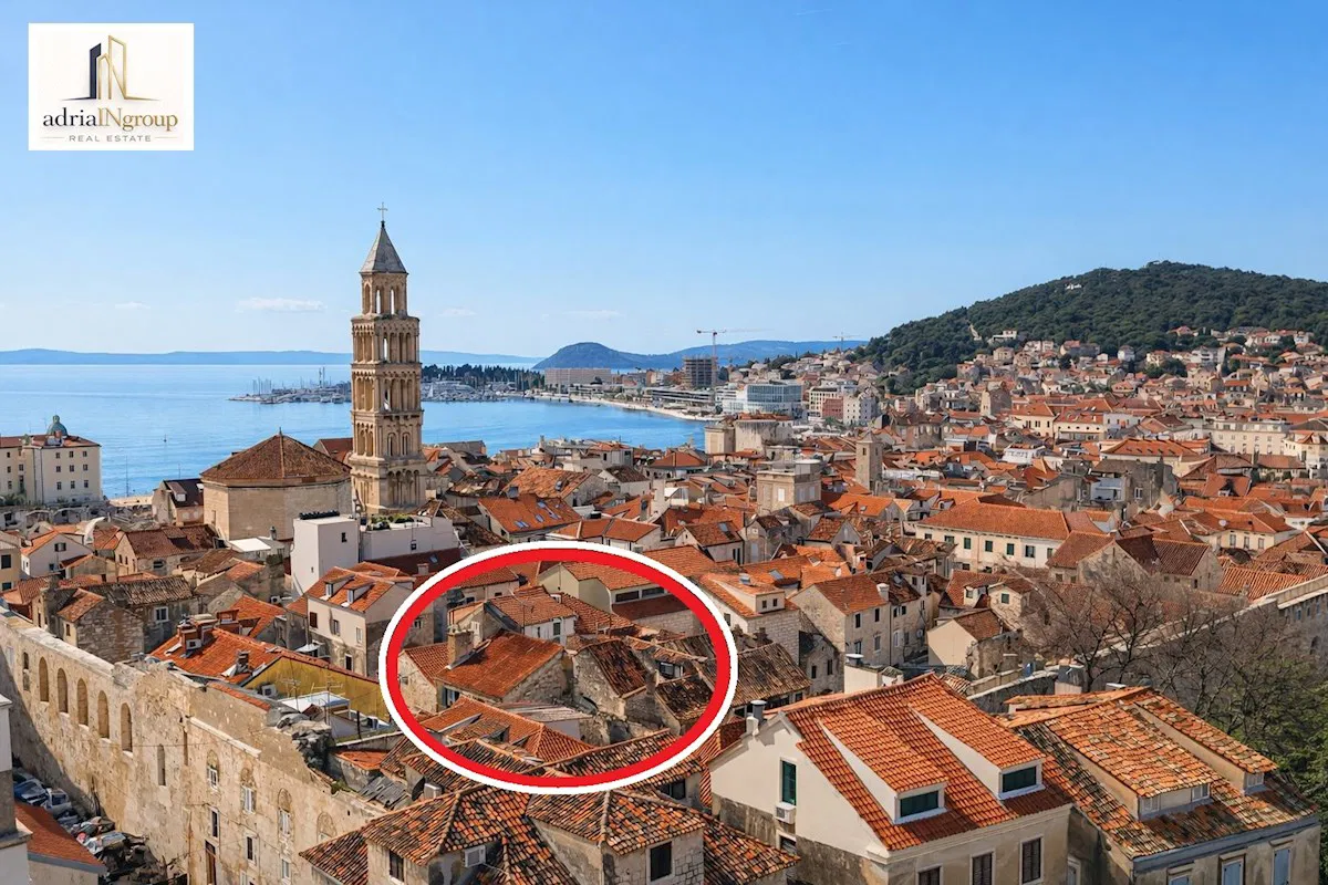 Split, Grad / PALAČA - Strogi Centar // 2s STAN / Video / čitaj opis