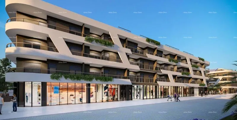 Poreč - vendita di un appartamento in un complesso moderno ad uso commerciale e residenziale. S29 – 2