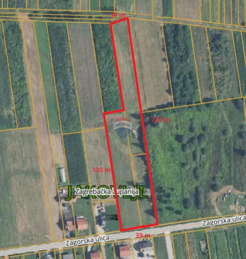 Building plot Jakovlje, 6.725m2 – 3