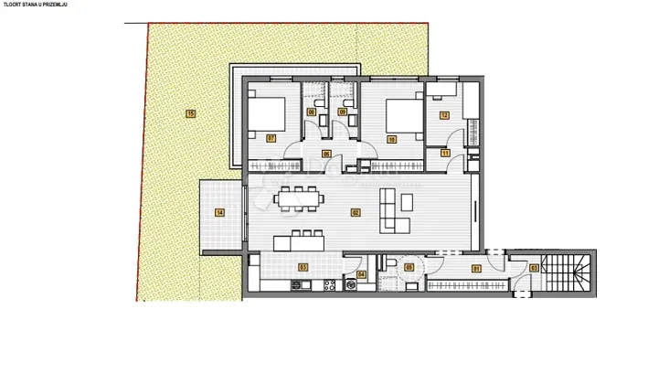 Lakosztály Krivi Put, Senj, 450m2 – 2