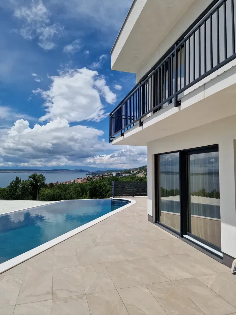Crikvenica, new modern villa with pool and view! – 2