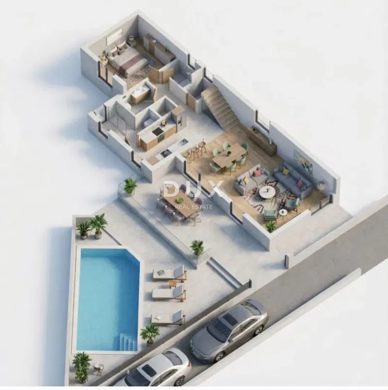 ISTRIA, LABIN - Building land with permission for a house with a swimming pool – 3