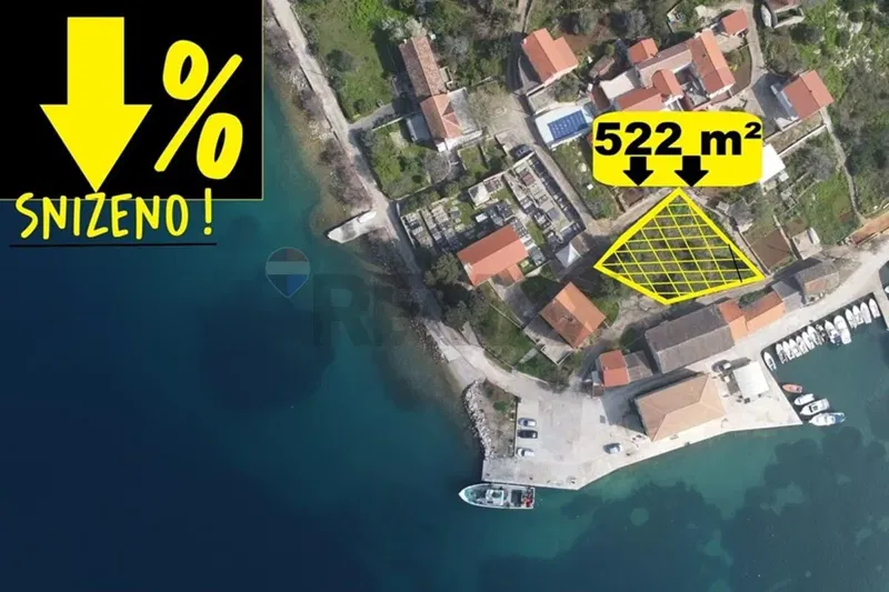 Dugi otok – 522 m² uz more - 99.000 € - SNIŽENO!