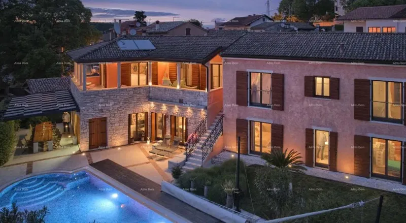 Lussuosa villa in pietra istriana con piscina in stile toscano, Rovigno! – 2