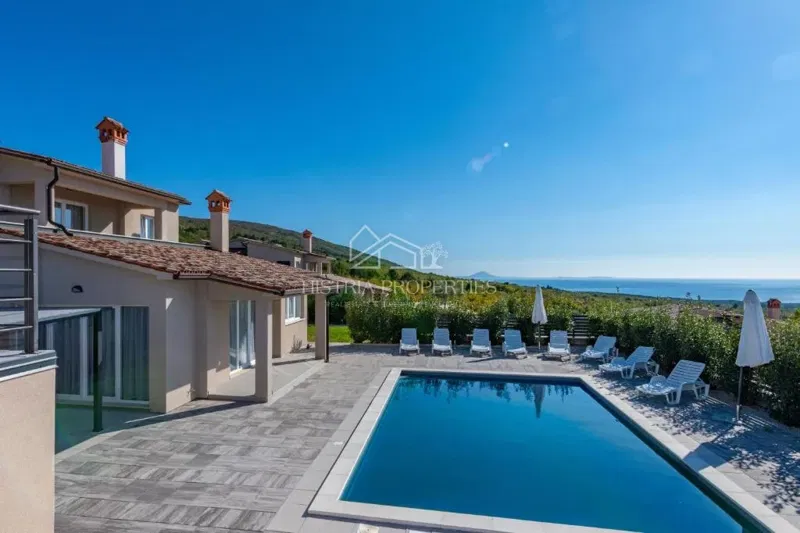 Beautiful panoramic view of the Bay of Raška and a house for rent with 2 furnished apartments – 2