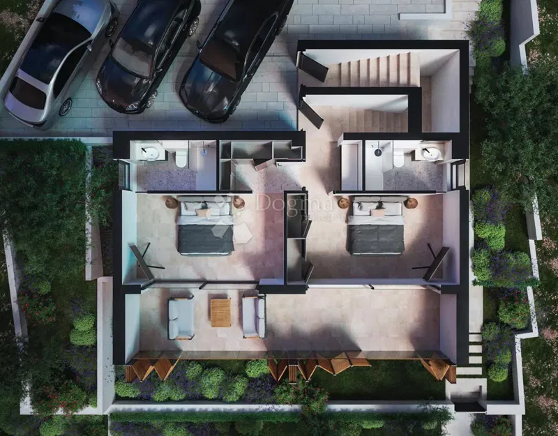 Allogio Čista Mala, Vodice, 80m2 – 3