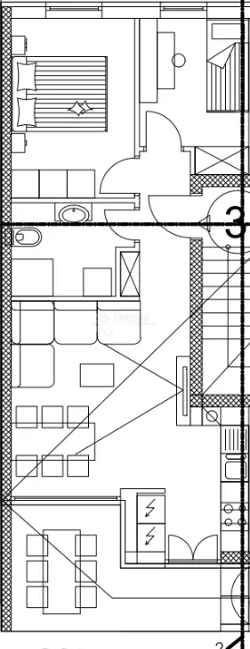 Allogio Valmade, Pula, 47,80m2 – 3