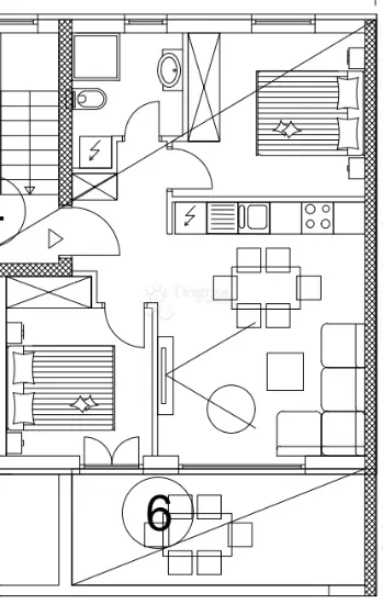 Allogio Valmade, Pula, 47,80m2 – 2