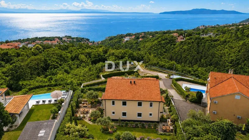 IČIĆI, POLJANE - casa - costruzione iniziata 450m2 con vista panoramica sul mare + area 1000m2 – 3