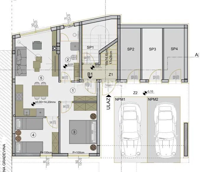 ISTRIA, PULA VELI VRH new building apartment on the ground floor 1.5 km from the sea parking lot – 2