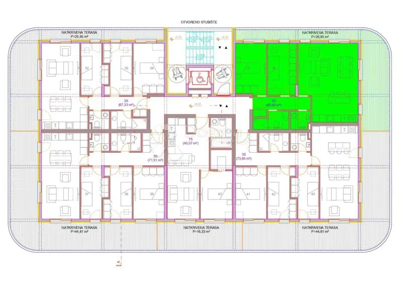 Flat Duilovo, Split, 79m2 – 2