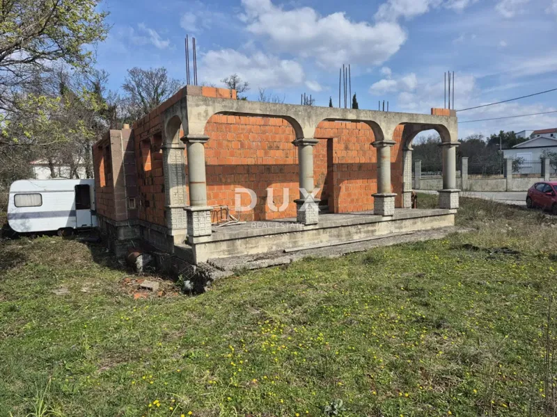 ISLAND OF KRK, DOBRINJ - Detached house under construction for sale, reduced price – 2