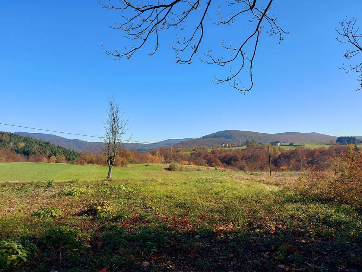 Prodaja, Vrbovsko - okolica – Kuća za adaptaciju, mogućnost dodatne gradnje, panoramski pogled GK-001