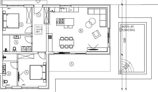Moderna villa duplex con piscina in vendita, Kožljani, Barban! – 3