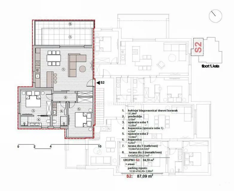 Betina, Tisno - apartment S2 in a new building near the sea – 2