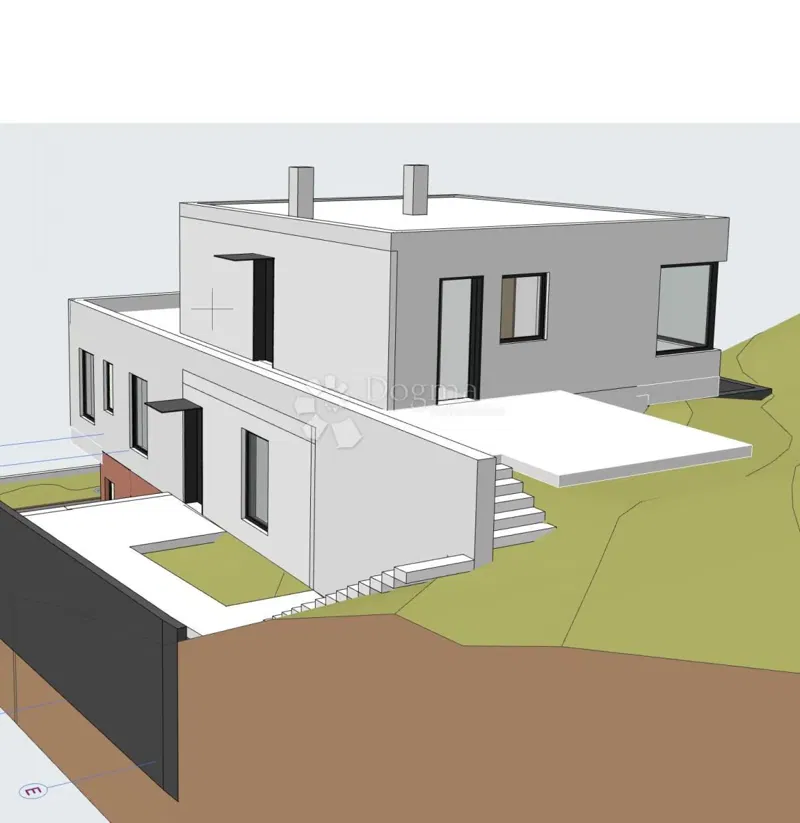 Земля под застройку Črnomerec, 1.640m2 – 3