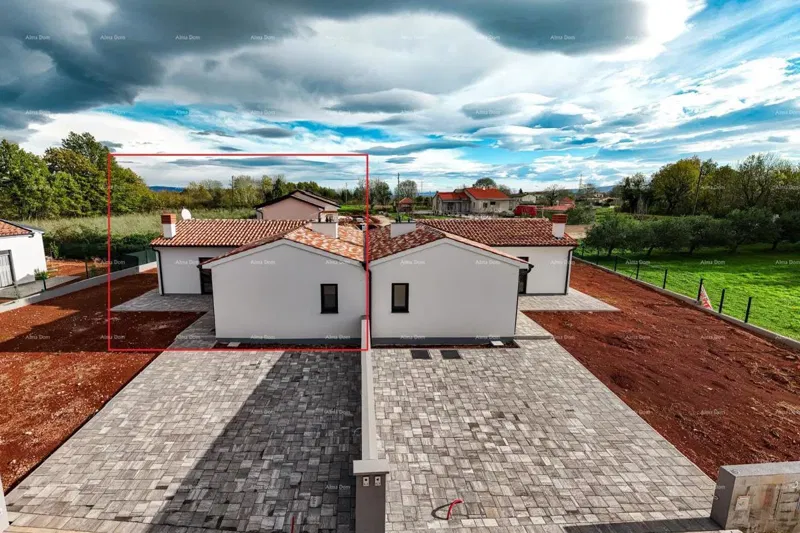 BARBAN, KOŽLJANI - Novogradnja / Dupleks, lijevi dio. Ekolloško mjesto – 3