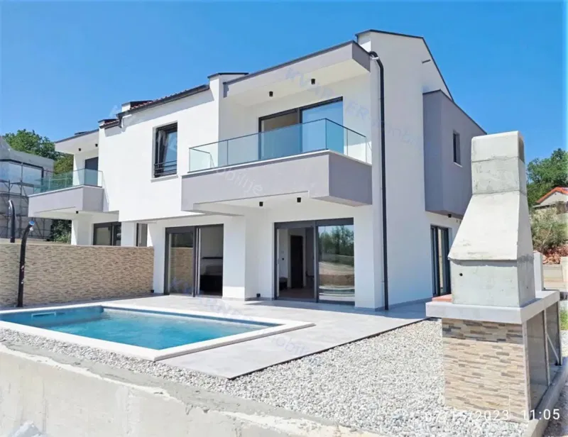 Vrbnik - Two houses with pools and a sea view! – 3