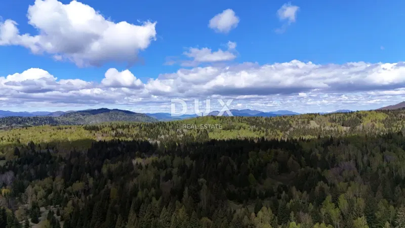 GORSKI KOTAR, HLEVCI - Flaches Bauland, umgeben von modernen Neubauten