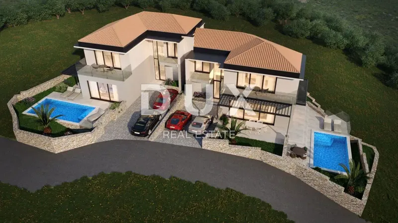 ISOLA DI KRK, VRBNIK - Casa bifamiliare con vista mare – 2