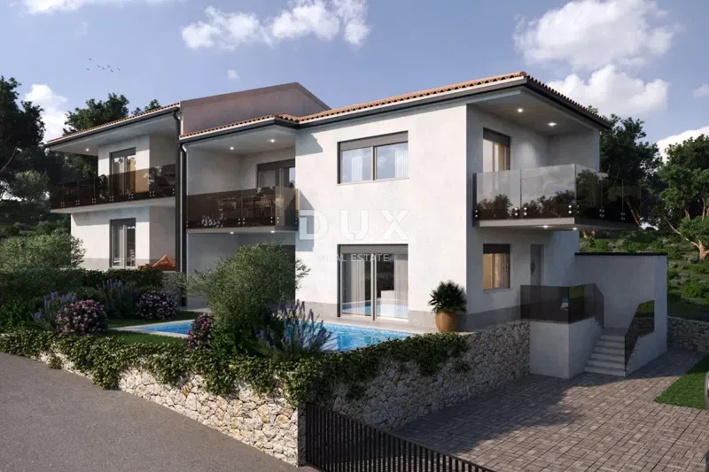 ISOLA DI KRK, VRBNIK - Appartamento con 2 camere da letto + soggiorno, vista mare e sull'incantevole centro di Vrbnik – 3