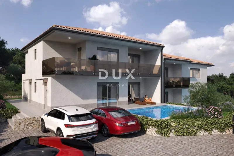 ISOLA DI KRK, VRBNIK - Appartamento in un edificio di nuova costruzione al 1° piano, con vista panoramica. – 2