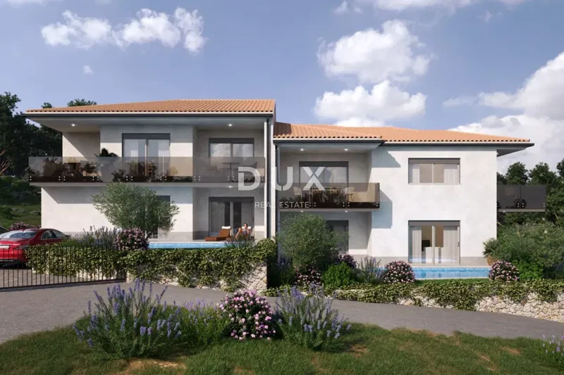 KRK SZIGET, VRBNIK - Modern földszinti apartman saját medencével és kerttel – 3