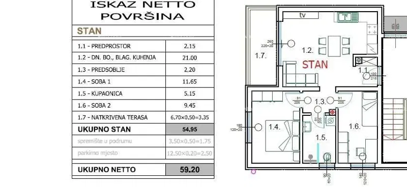 Vendita - Appartamento moderno a Pola, ideale per famiglie. 200m dal centro. – 2