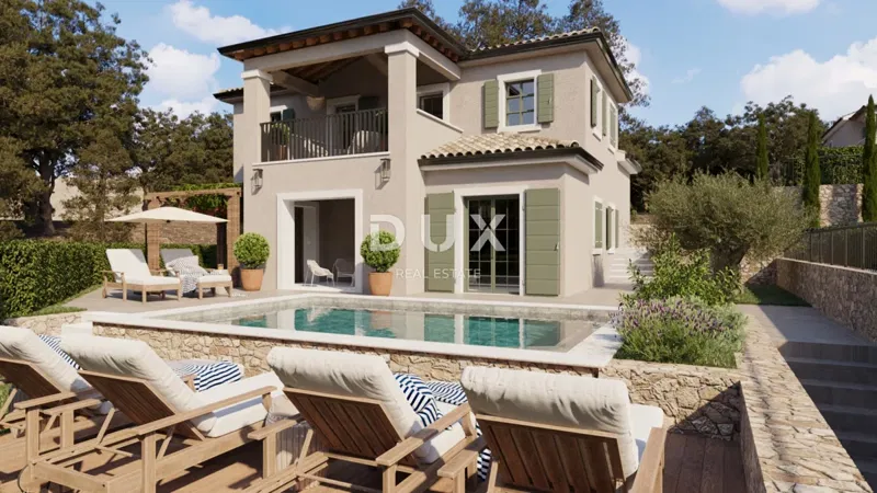 ISOLA DI KRK, DOBRINJ - Nuova villa con piscina, pergolati in legno e giardino mediterraneo – 3