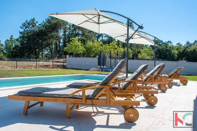 Istria, near Žminj, new house with swimming pool, #sale – 2