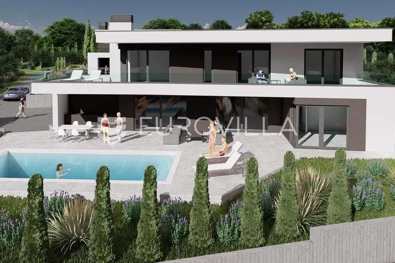 Istria, Umag area, uxury villa with pool and panoramic sea view – 2