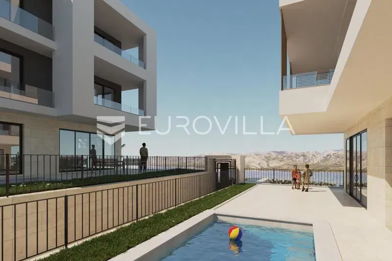 Zadar, Vinjerac, two-bedroom apartment C2 with swimming pool and garden, ground floor – 2