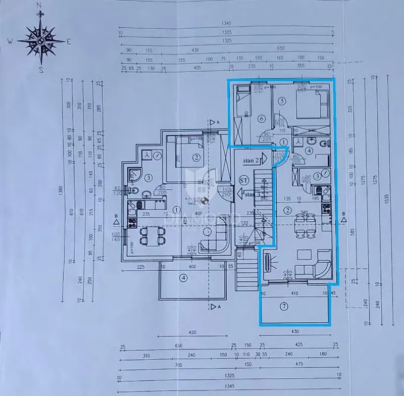 Apartment Podmurvice, Rijeka, 58,54m2 – 2