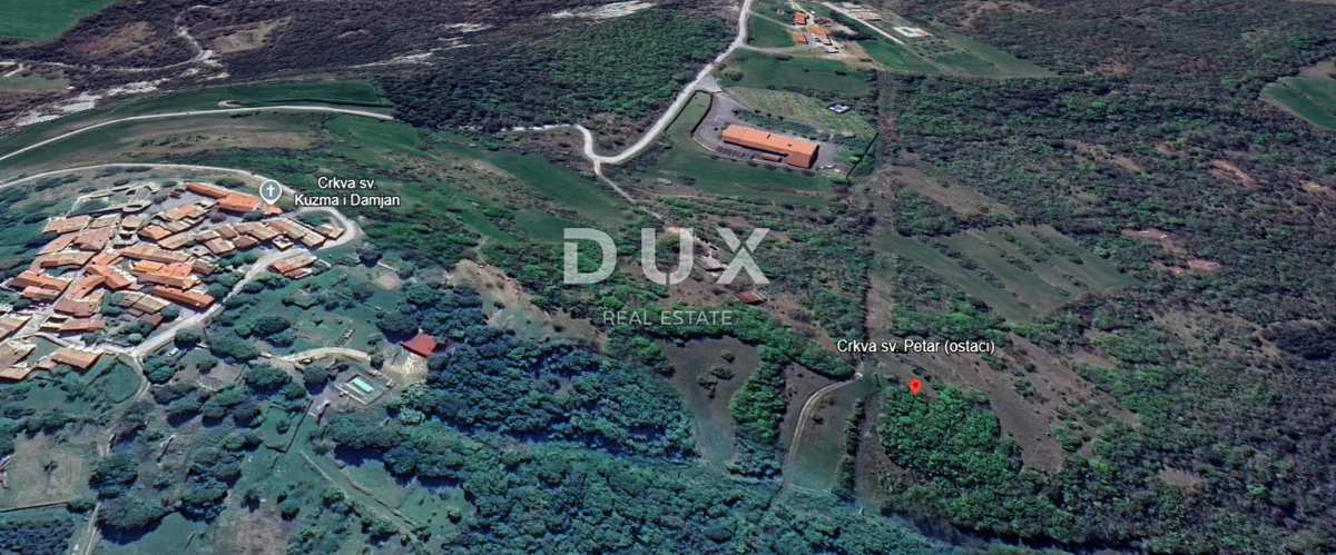 PAZIN, BOLJUN - Építési telek 1930 m2