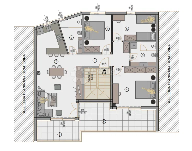 Flat Centar, Pula, 77,88m2 – 2